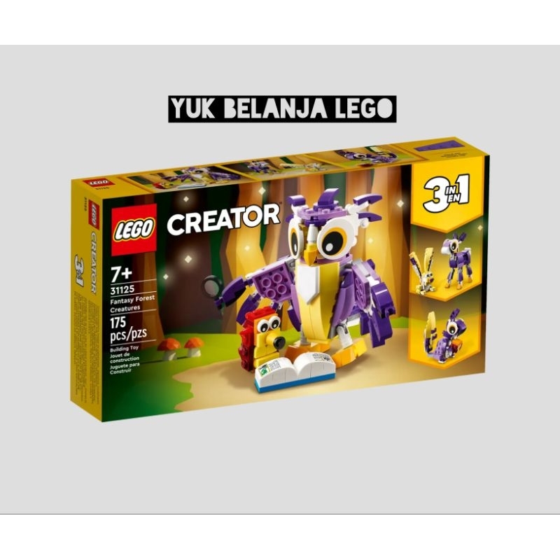LEGO Creator 3in1 31125 Fantasy Forest Creature (175 pieces)