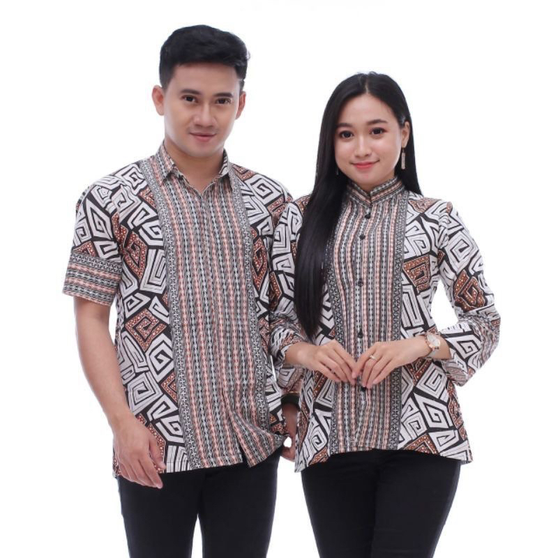 BAJU BATIK WANITA MODERN MONALISA GENES M,L,XL asli PEKALONGAN