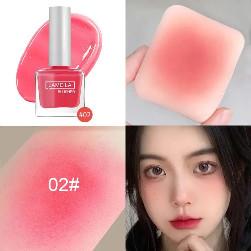 PERONA PIPI LIQUID BLUSH 4 COLOR NATURAL GEL BLUSH ON CAIR