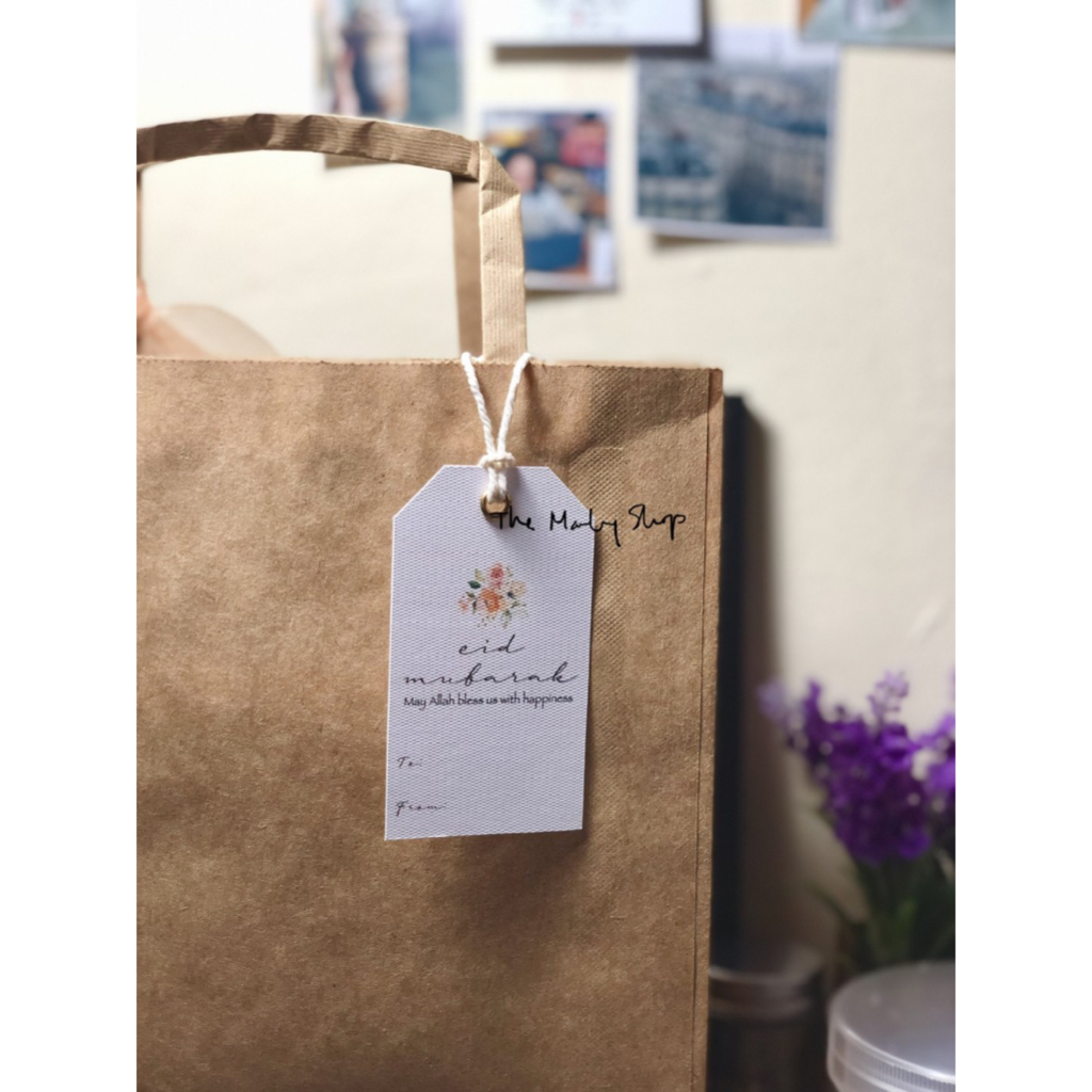 

Hangtag parcel lebaran souvenir idul fitri kartu ucapan Eid Mubarak 15