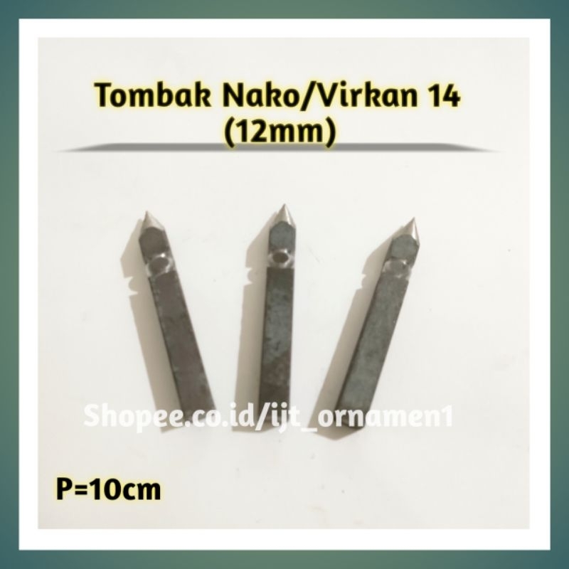 Ornamen pagar tombak virkan tombak nako 14 aksesoris ornamen pagar