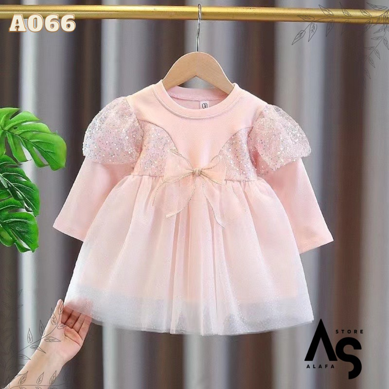 Dress anak import A066