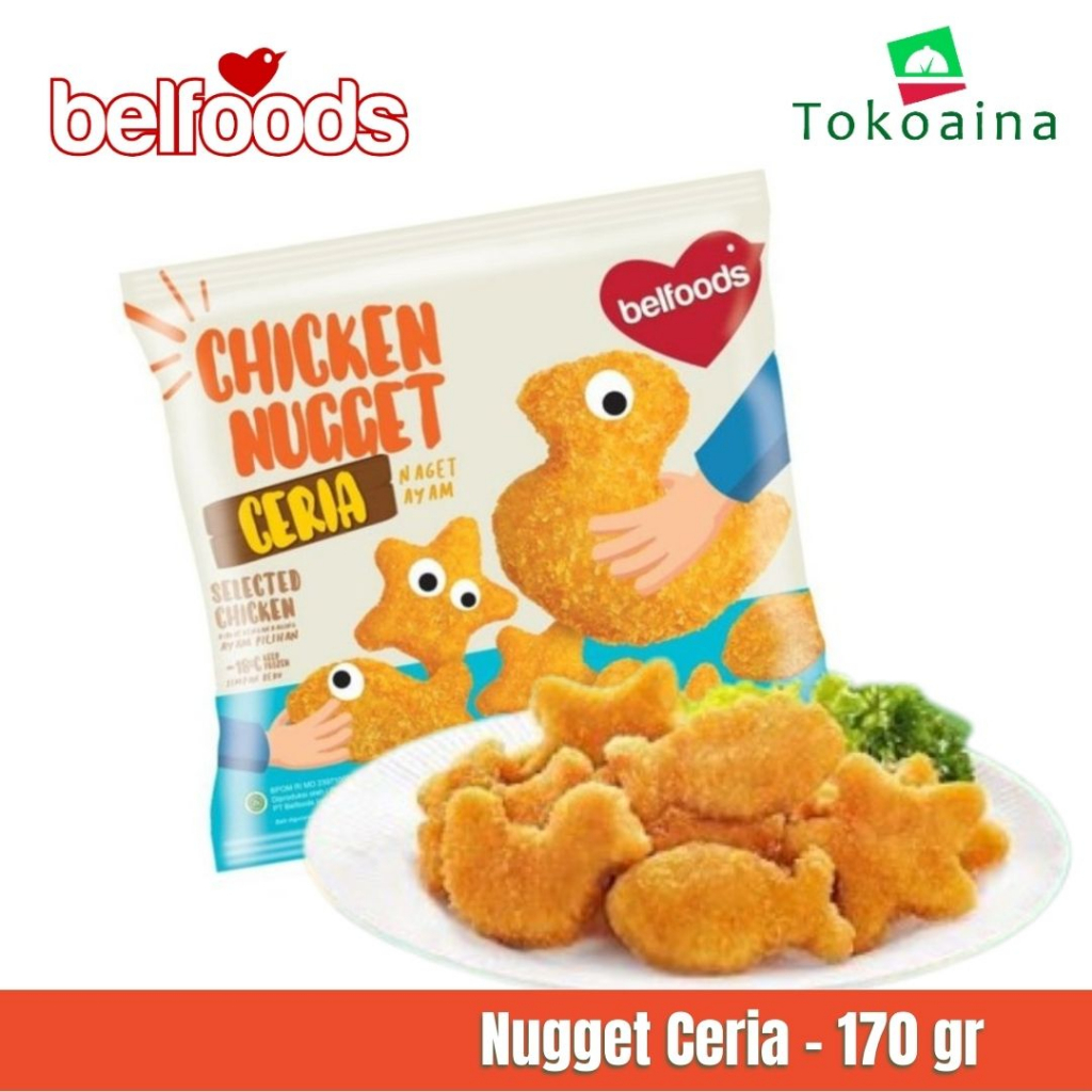 

Chicken Nugget Belfoods Ceria 170gr | Nugget Ayam