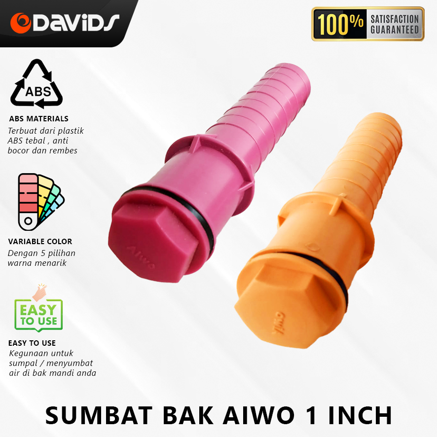 Sumpel Bak Mandi Sumbat Plastik Aiwo 1Inch