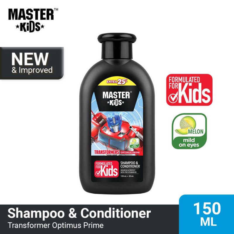 MASTER KIDS Shampoo Conditioner Shampoo Anak SuperHero 150 ml