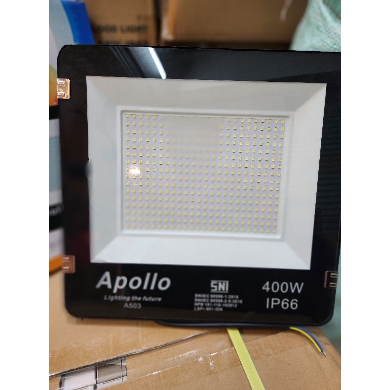 LAMPU SOROT LED 400 WATT SNI KAP LED FLOOD LIGHT 400 WATT