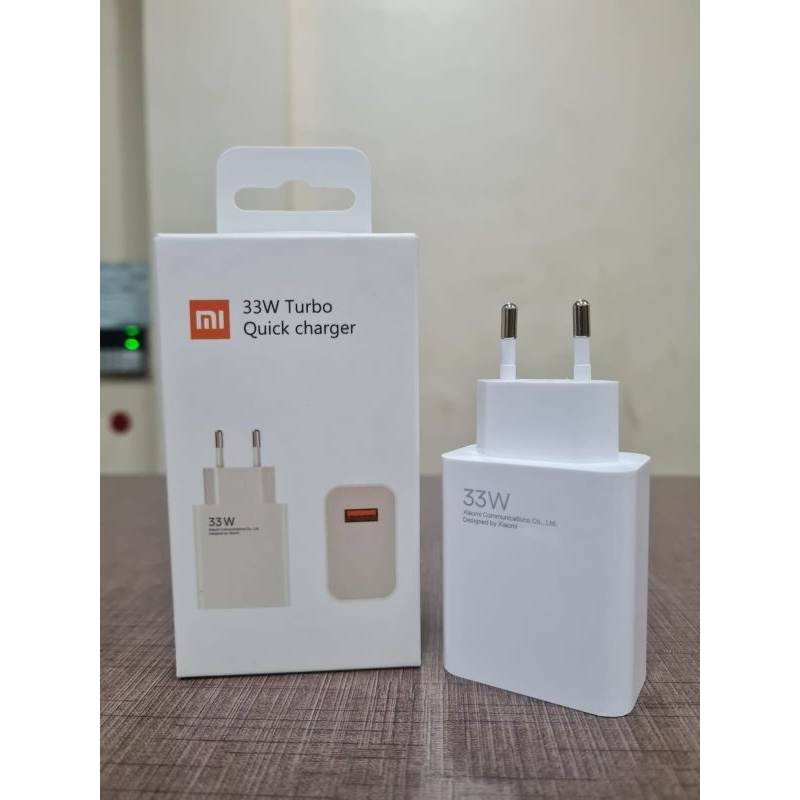 Adaptor Xiaomi 33W MDY-11-EZ MDY 11 EZ Turbo Quick Charge Charger Carger Adapter Batok Kepala Cas Ca