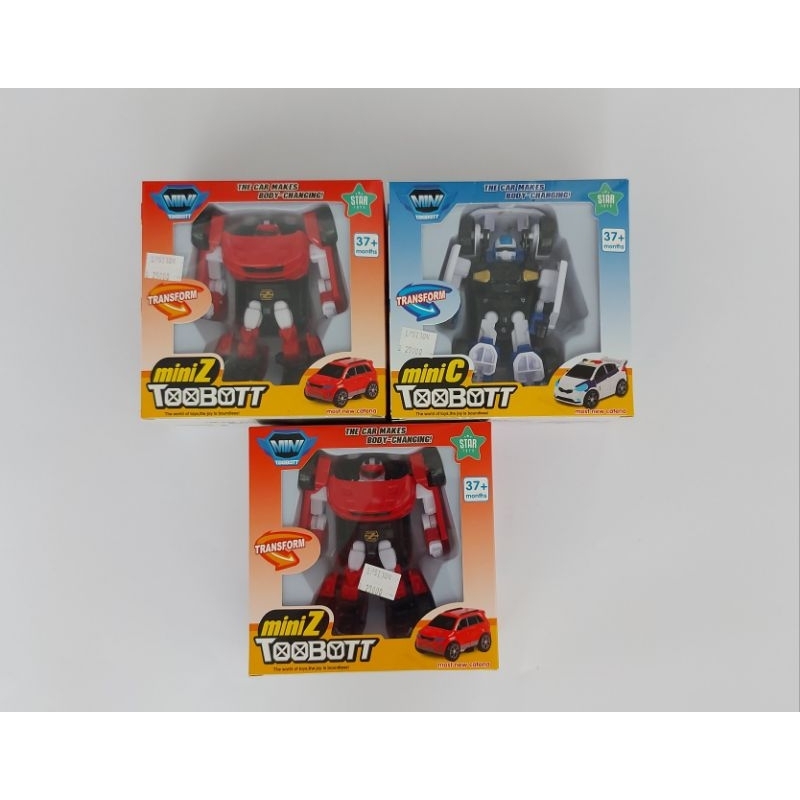 Robocar/Mainan Mobil Robot/Toobott Deformation/Toobott Transformer/Mainan Mobil Robot Viral