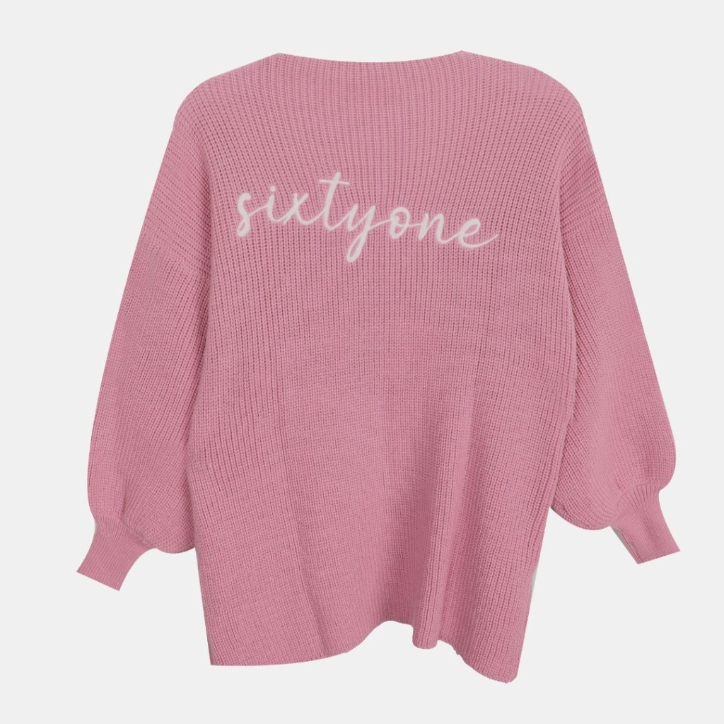 Number 61 Cardigan Wanita Sixtyone Embroidery Knit