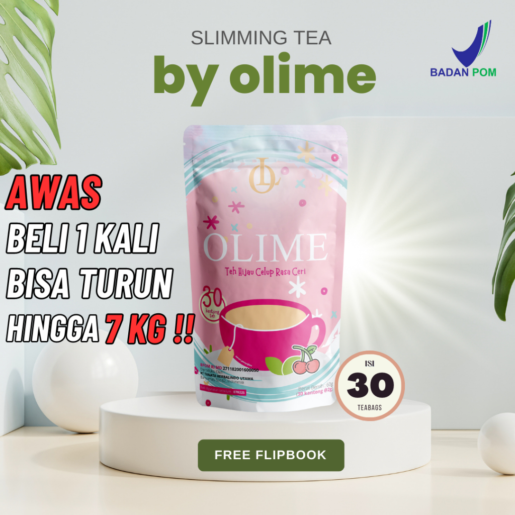 

Olime Slimming Tea | Olime Teh Hijau | Teh Pelangsing Herbal Alami Detox Tea Pelangsing Busui