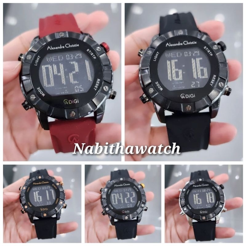 Jam Tangan Pria Alexandre Christie Digi AC9373 New 9373 Original Garansi Resmi