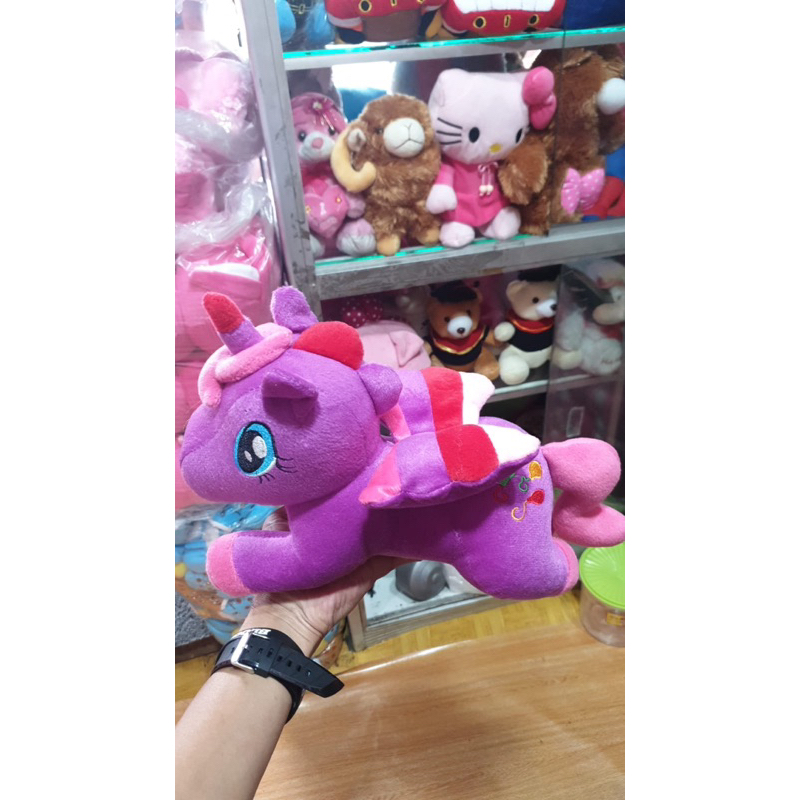 BONEKA KUDA PONI TERBANG UNICORN FLYING &TAS SELEMPANG BAHU RENDA