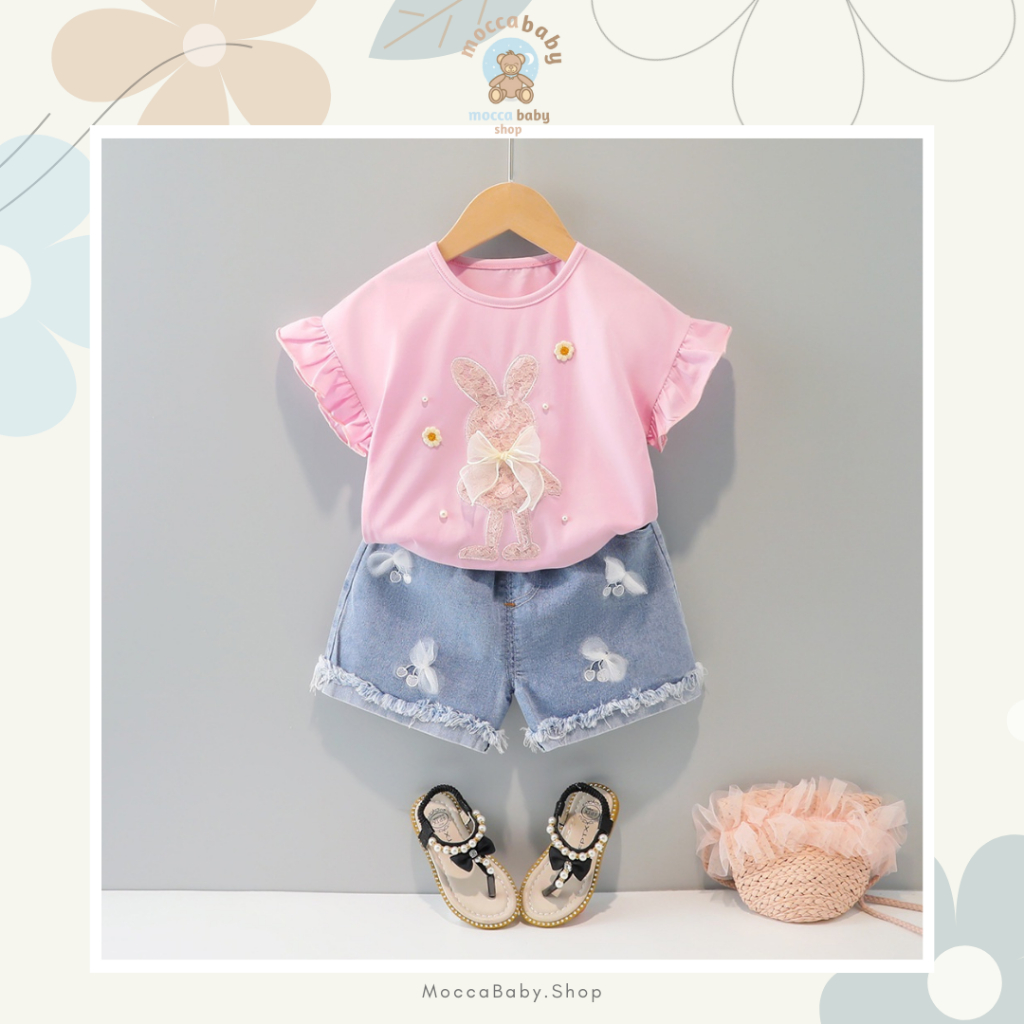 MBSS - SET RABBIT PITA EBV Bayi Baju setelan Anak Perempuan Import lucu berkualitas