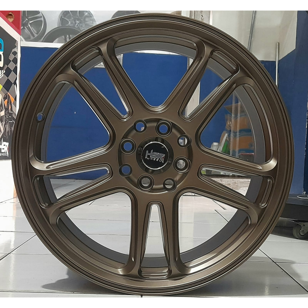 VELG MOBIL HSR R17 UNTUK JAZZ MOBILIO FREED LIVINA YARIS HSR NX SPO R17 BRONZE