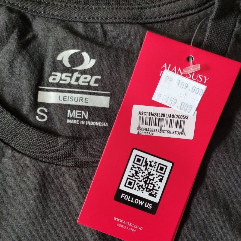 Kaos Astec Fraser Basic Tshirt