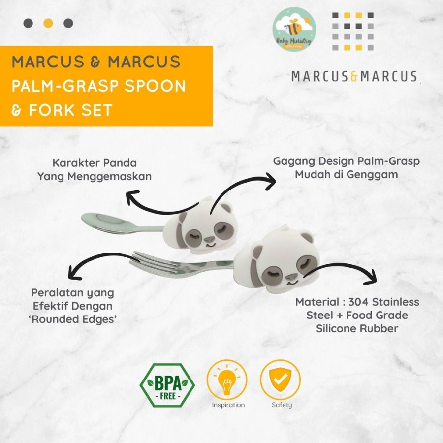 MARCUS &amp; MARCUS PALM GRASP SPOON &amp; FORK SET