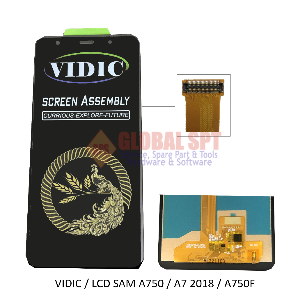 VIDIC / LCD TOUCHSCREEN SAMSUNG A750 / A7 2018 / A750F