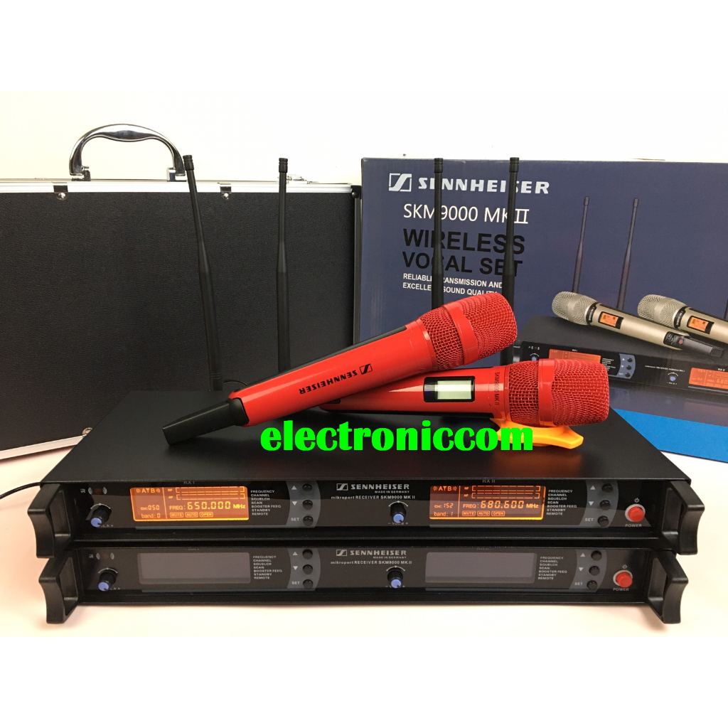 Microphone wireless senheiser SKM9000 MK II 4 Antena Hardcase skm9000mkII