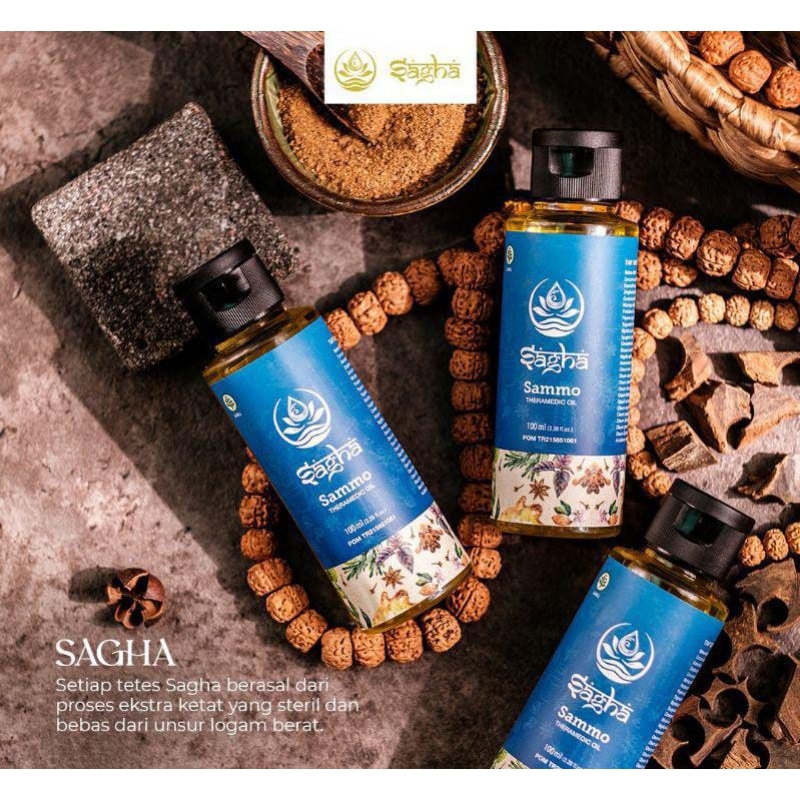 SAGHA OIL SAMMO / SAPPO Theramedic Oil Minyak Shaga minyak terapi original