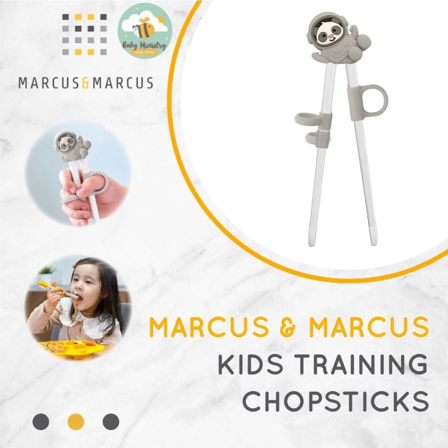 MARCUS &amp; MARCUS KIDS TRAINING CHOPSTICKS PANDA