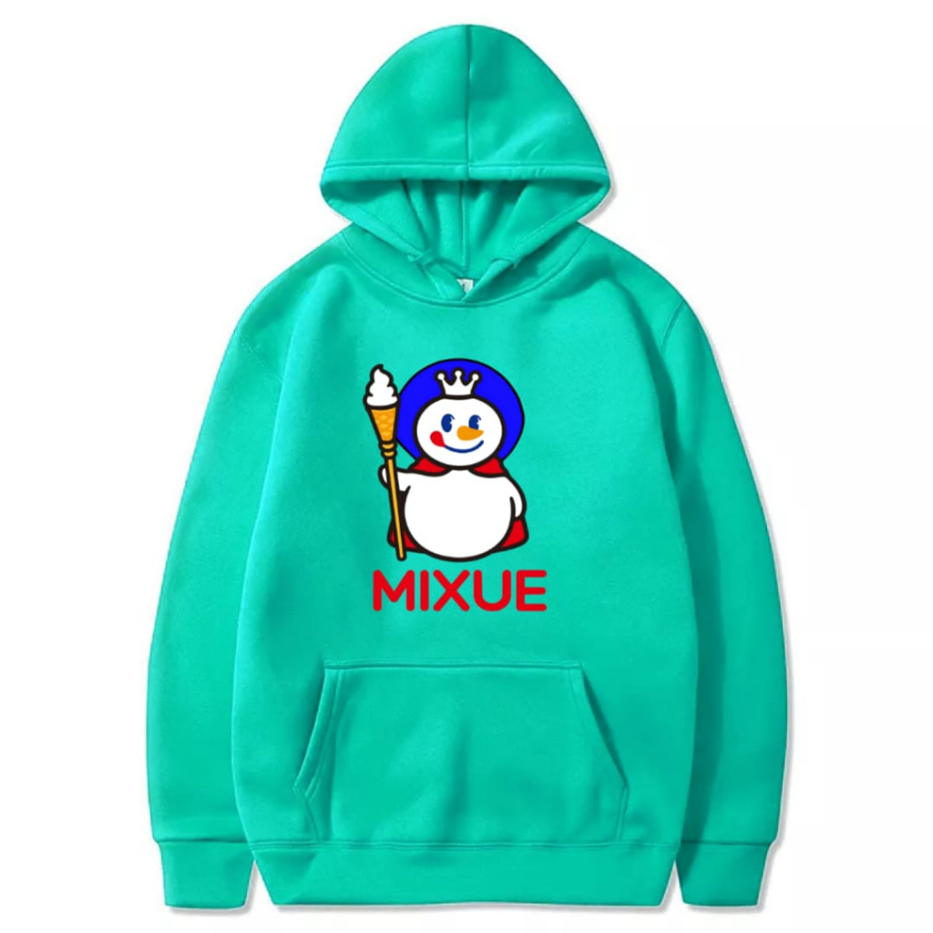 Hzl_outfit Sweater Hoodie Anak Cewek Cowok Mixue Shake/Sweater Hoodie Anak Anak S,M,L,XL