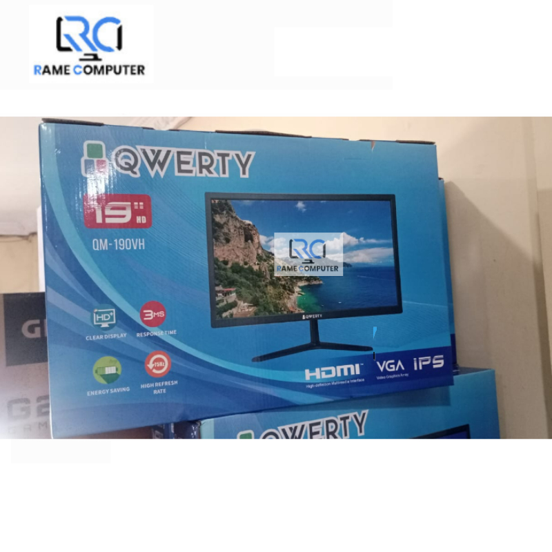 LED Monitor QWERTY 19 inch QM 190VH HDMI VGA IPS