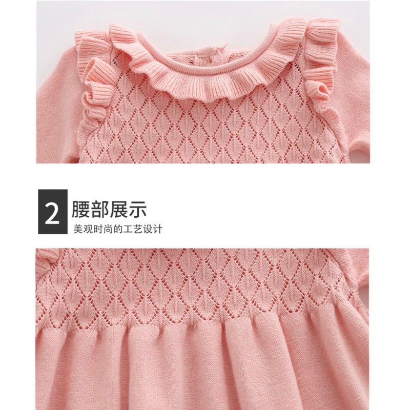 Leona knit dress bayi anak perempuan