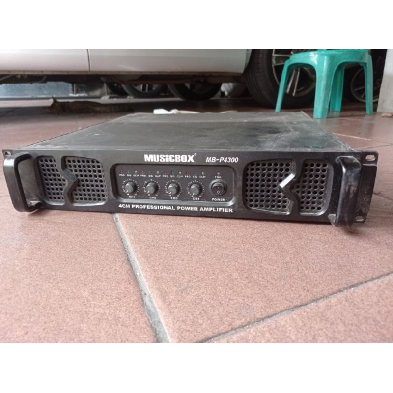 Power amplifier MusicBox MB-P4300 4 chkondisi bekas