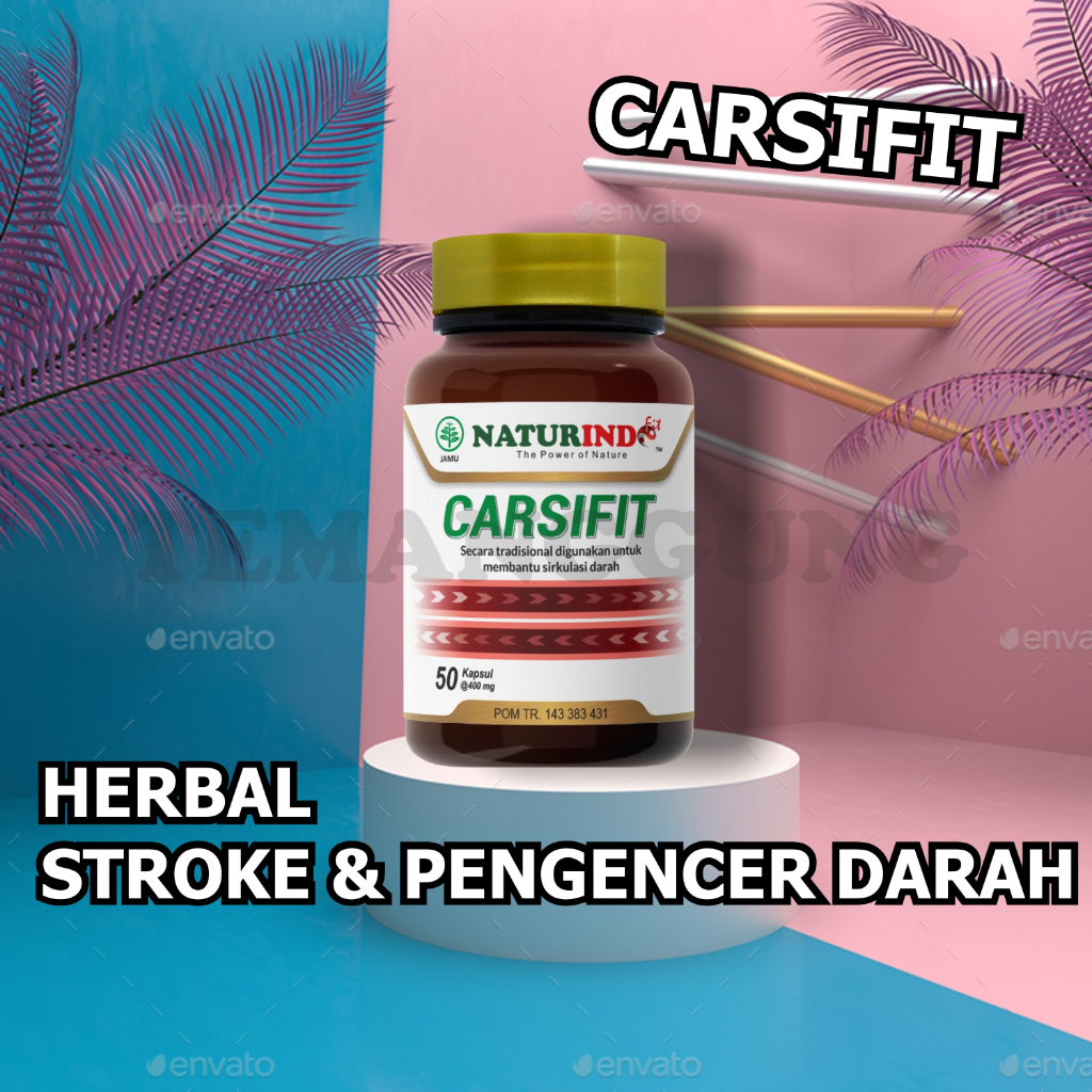 Carsifit obat stroke pengencer darah Naturindo