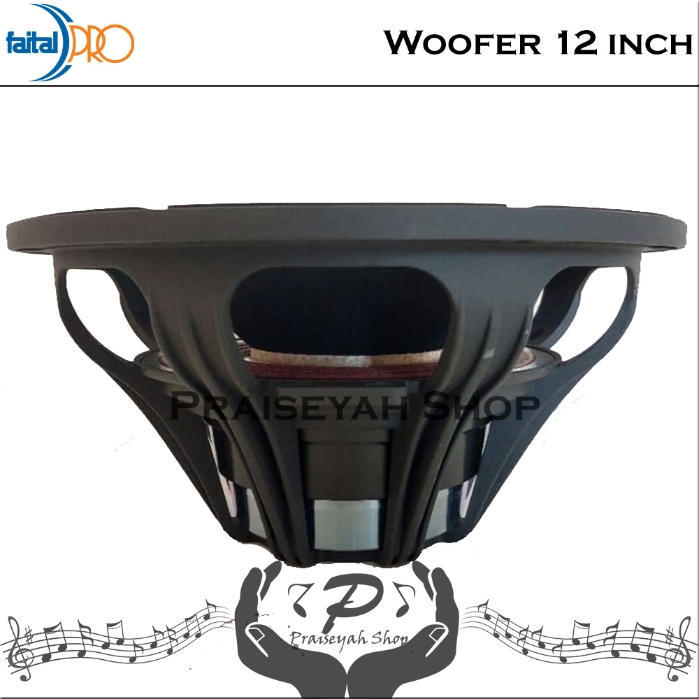 Faital Woofer Speaker Komponen 12 inch 12HP1020 8 ohm Neodymium