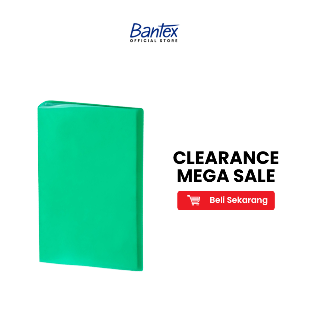 

Bantex Trendy Display Book A4 40 Pockets Grass Green 3135 15