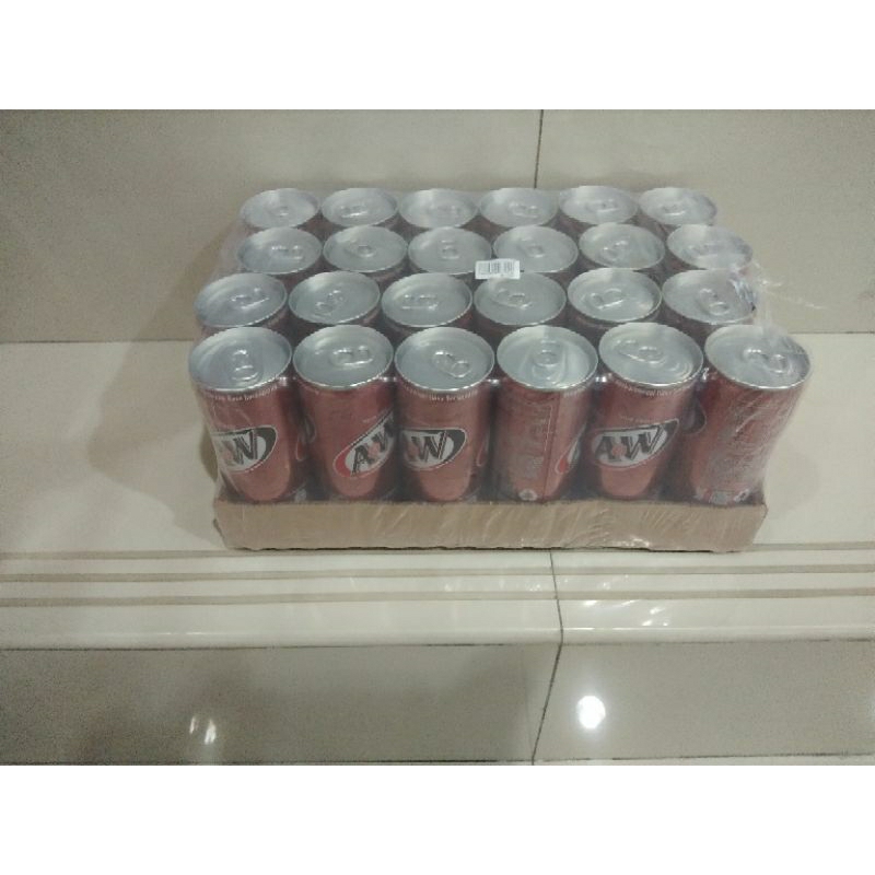 AW minuman bersoda kaleng 250ml