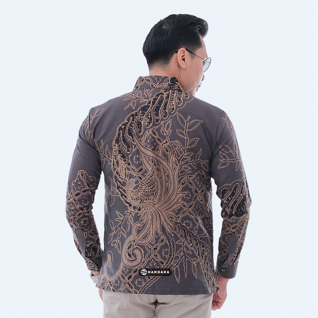 Handara Batik Pria Peksi Ulir Ash HB-134