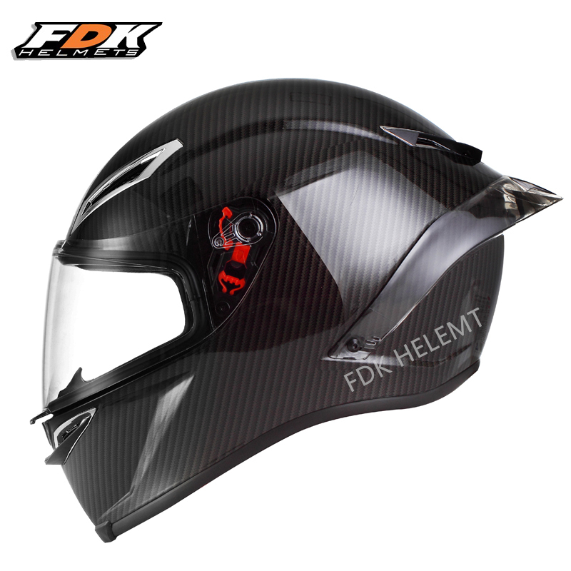 FDK Helm Full Face Glossy Black Pista Model Motor Helm Tersedia Untuk Pria Dan Wanita Bisa Cod