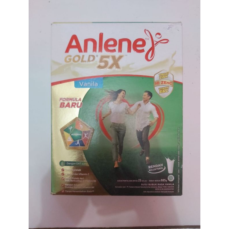 

Anlene Gold 5X 620gr/885gr