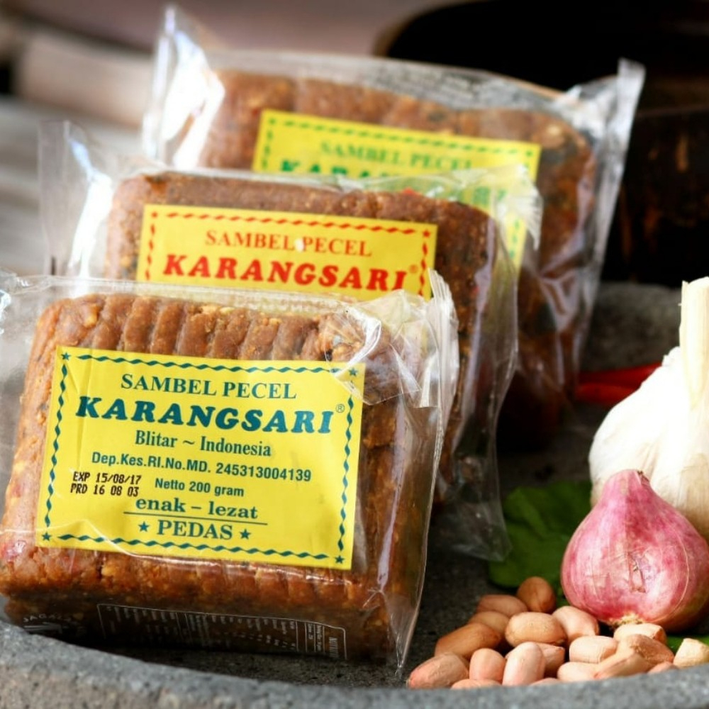 Bumbu Pecel Karangsari 200 Gram Rasa Pedas