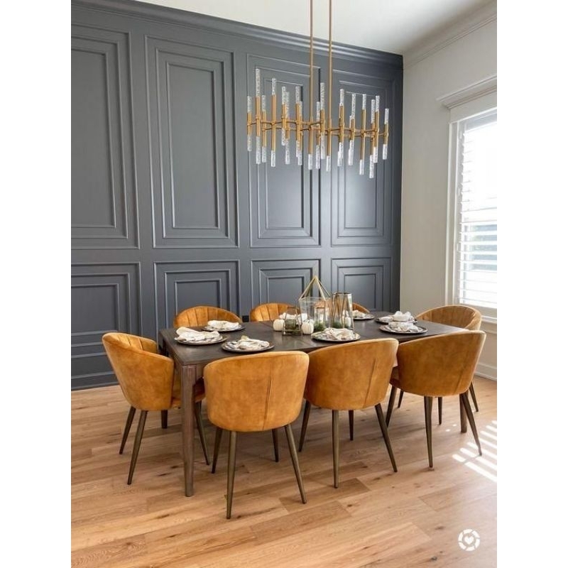 meja makan minimalis 8 kursi