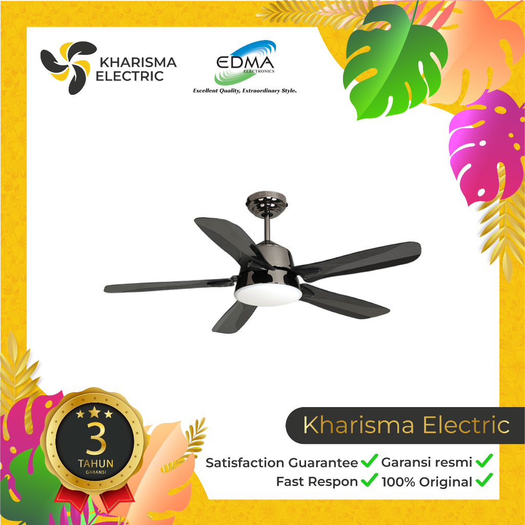 KIPAS ANGIN REMOTE BALING GANTUNG DEKORASI MT EDMA STUDIO
