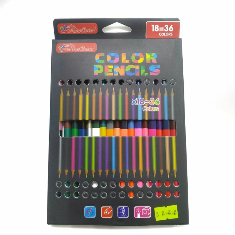 Pensil Warna MBA COLOUR 36 WARNA - MQ660 - Pensil Warna