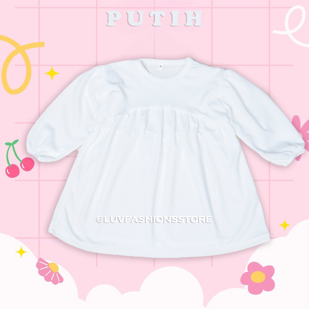 IL - FASHION MUSLIM ANAK / NADA MIDI DRESS KIDS CREPE PREMIUM