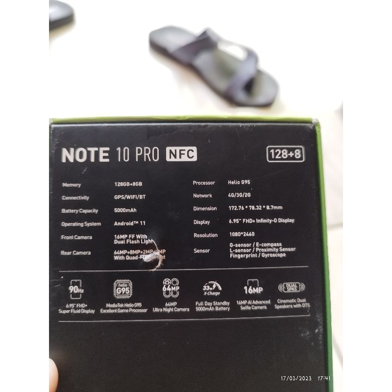 infinix note 10 pro nfc 8/128