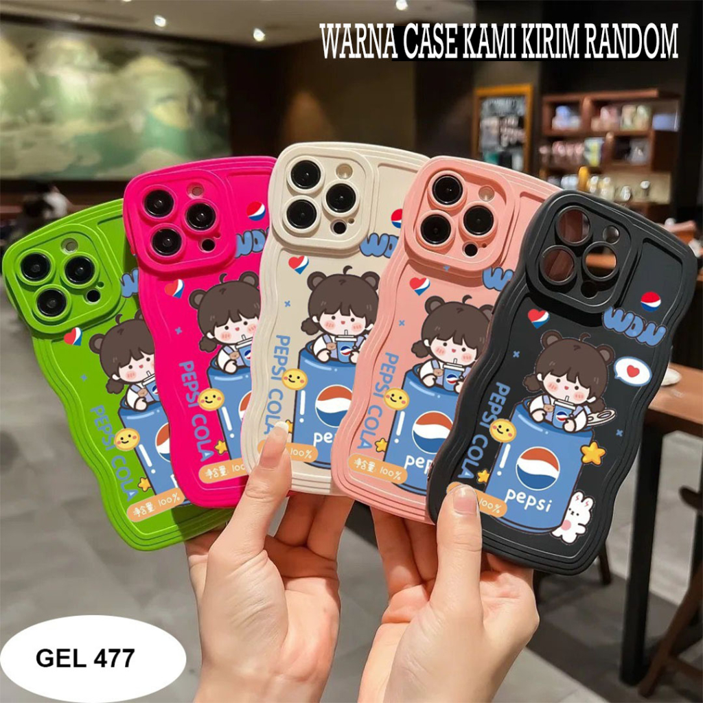 Case Gelombang Desain Xiaomi Redmi 5 5a Redmi 6 Redmi 8 8a Pro