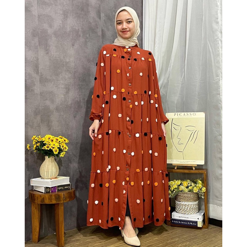 Gamis Pompom