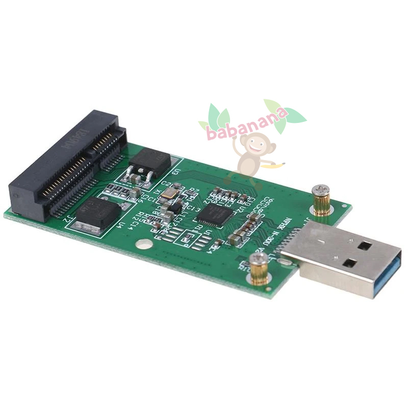 MSATA SSD TO USB 3.0 CARD HUB M.SATA ADAPTER CONVERTER HDD PC