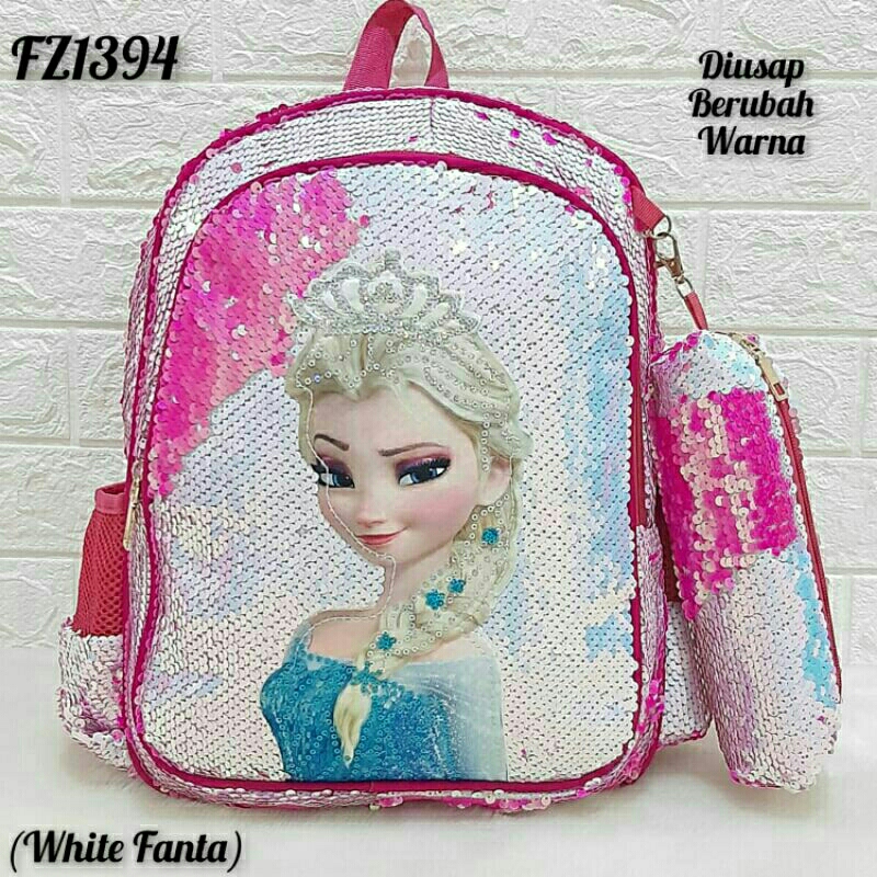 Tas Ransel Sequin Led &amp; Musik  Tas Sequin Tas anak SD Tas Anak Sekolah Sequin