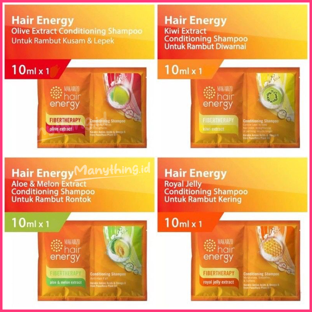 Makarizo Hair Energy Fibertherapy Conditioning Shampoo 10ML 4 Varian