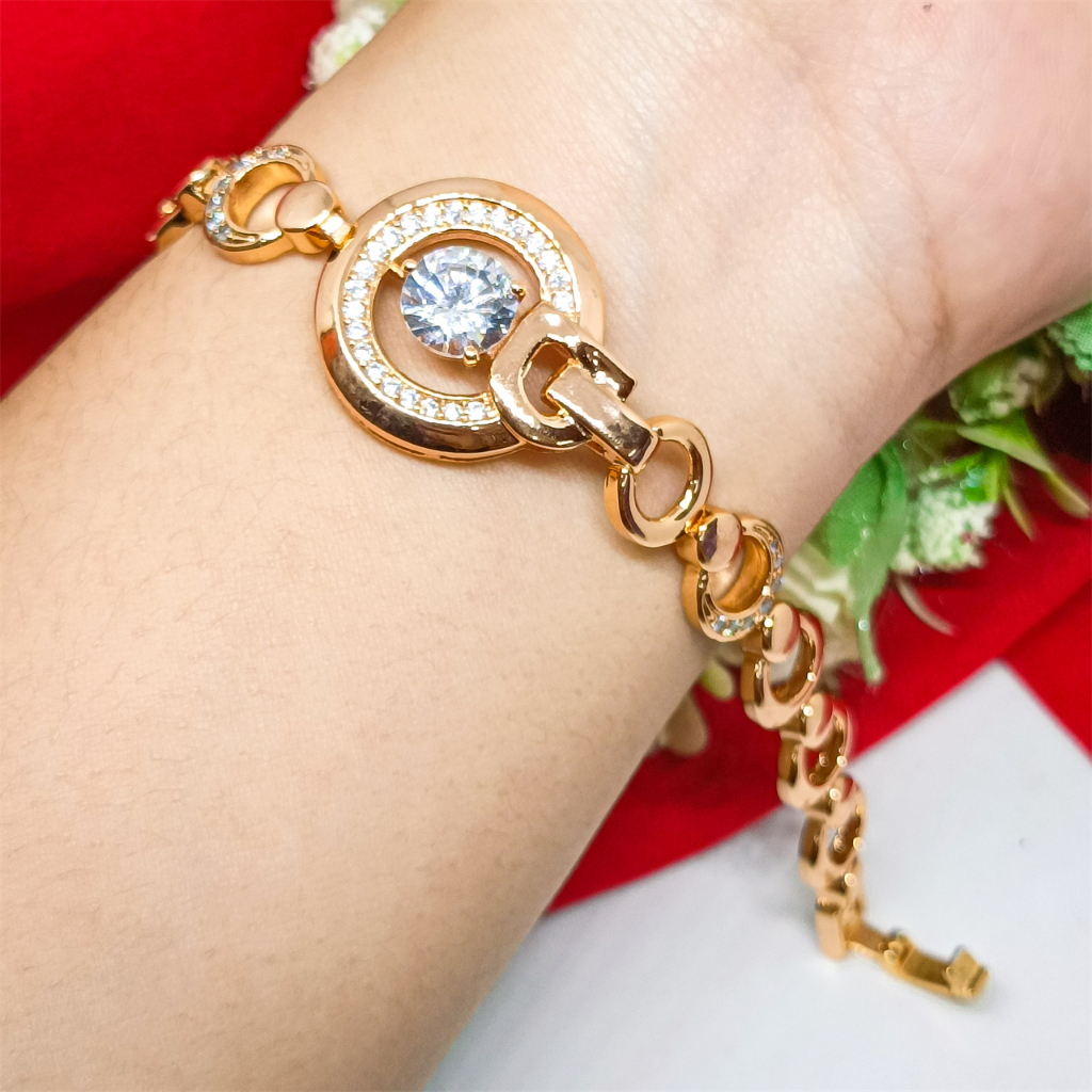 Gelang tangan Terbaru fashion perhiasan lapis Emas 24k xuping Mata Iblis