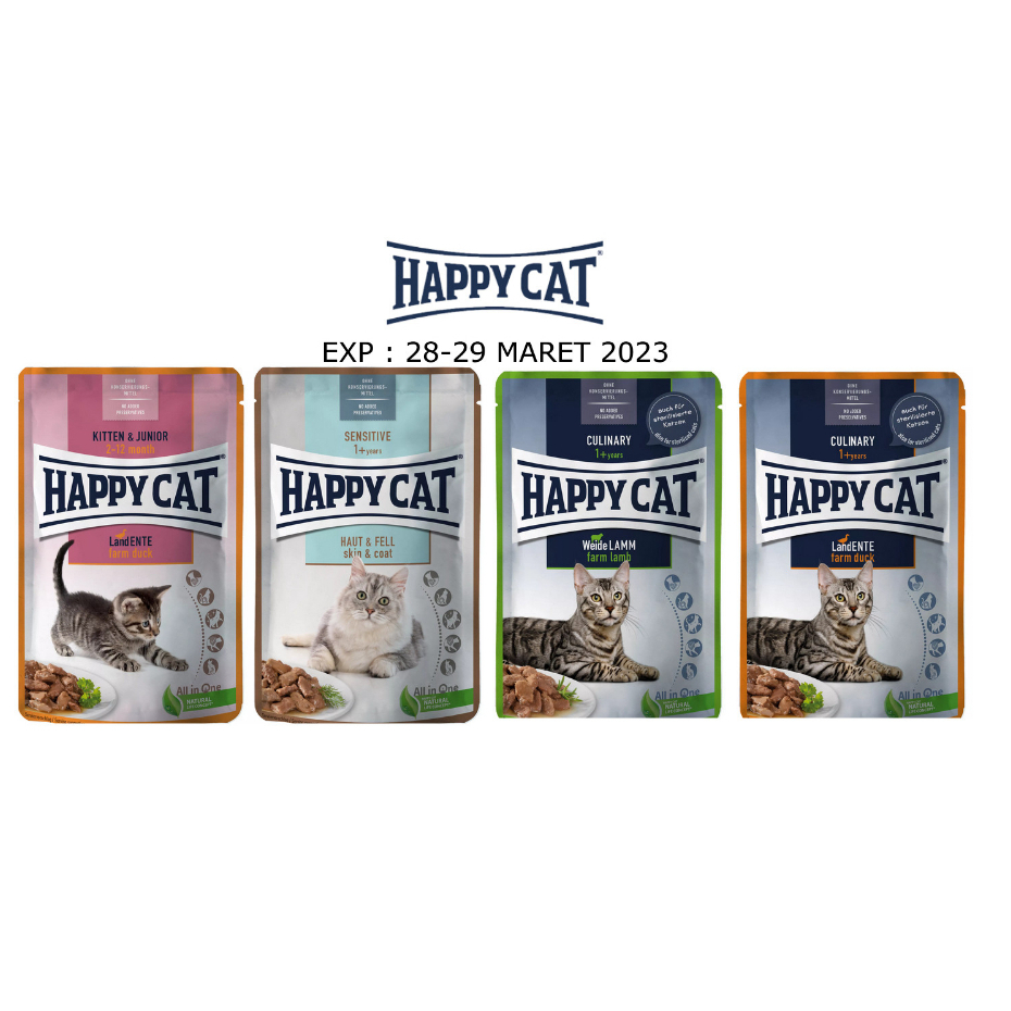 PROMO EXP !! Happy Cat Pouch 85gr