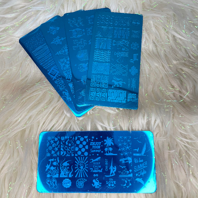Stamping Plate  Nail Art / Nail Stamp Plate / Cetakan Stamping / Plat besi Stampel / Nail Stamp Set