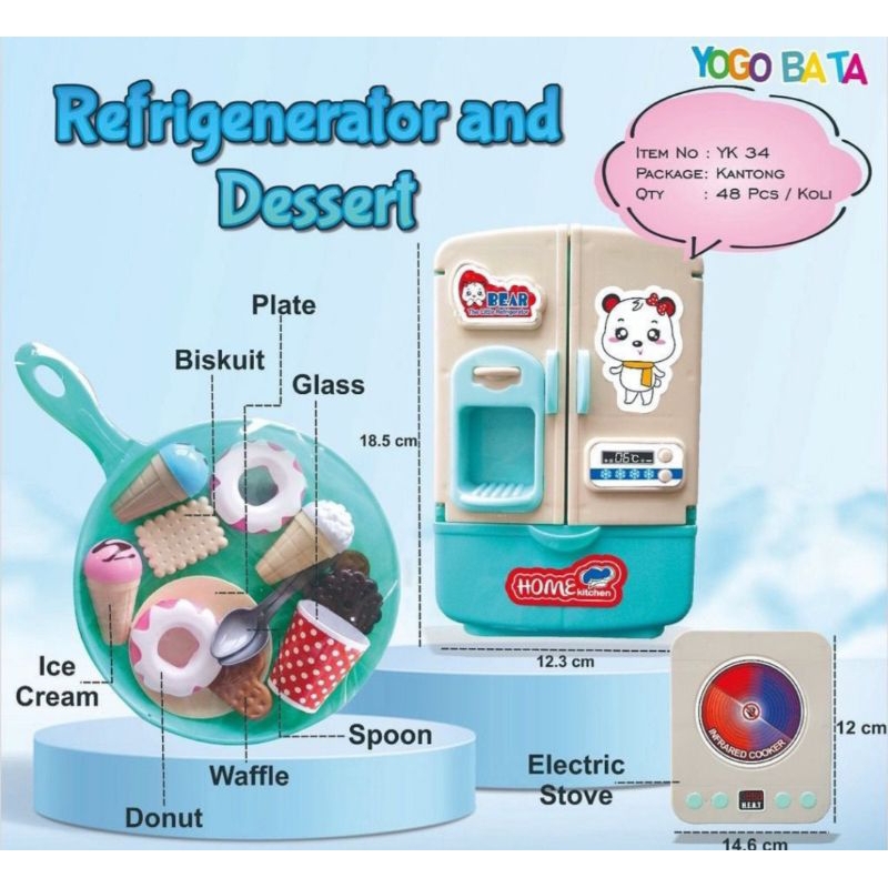 Refrigerator &amp; Dessert YK34